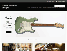 Tablet Screenshot of janzenbrothers.com